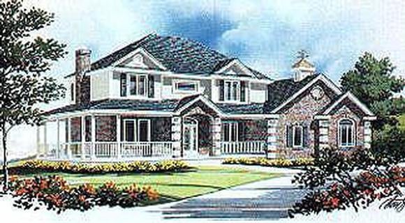 House Plan 70442 Elevation