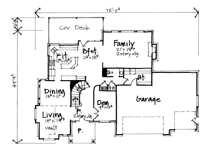 Traditional Level One of Plan 70443