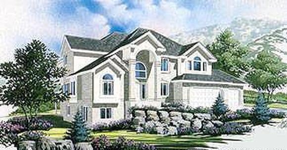 House Plan 70443 Elevation