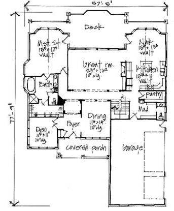 Traditional Level One of Plan 70484