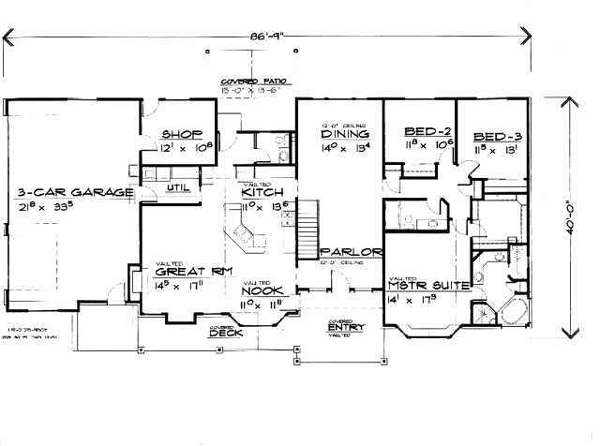 Traditional Level One of Plan 70485