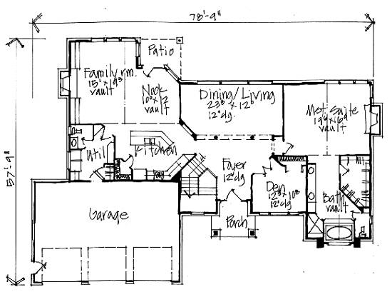 Traditional Level One of Plan 70489