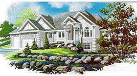 Colonial House Plan 70493 with 2 Beds, 2 Baths, 3 Car Garage Elevation Colonial House Plan 70493 with 2 Beds, 2 Baths, 3 Car Garage Elevation