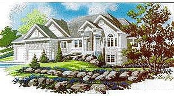 House Plan 70493 Elevation