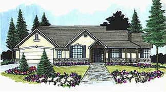 House Plan 70495 Elevation