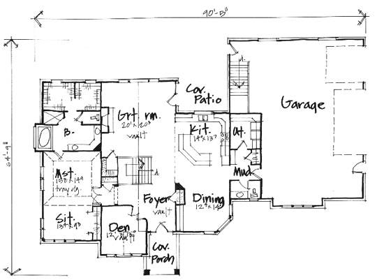 Traditional Level One of Plan 70496