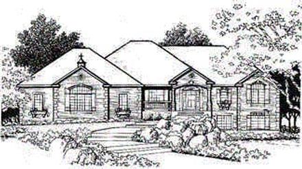 Traditional Elevation of Plan 70504