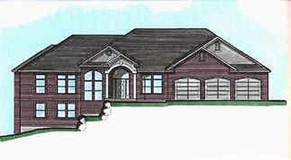 House Plan 70513 Elevation