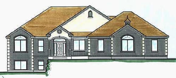 House Plan 70516 Elevation