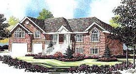 House Plan 70520 Elevation