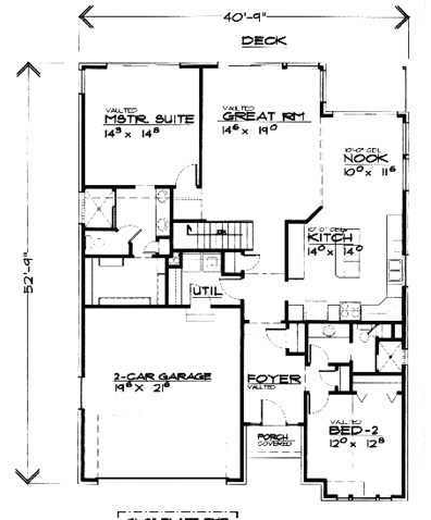 Traditional Level One of Plan 70542