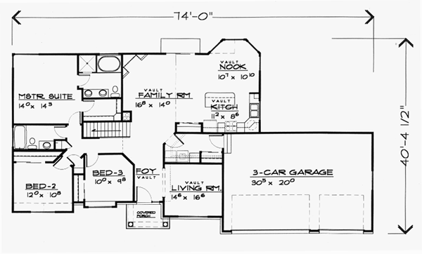 Colonial Level One of Plan 70543