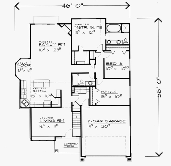 Traditional Level One of Plan 70546