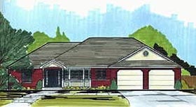 House Plan 70548 Elevation