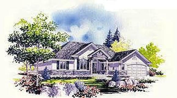 House Plan 70553 Elevation