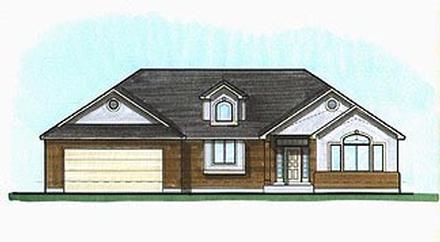 Traditional Elevation of Plan 70554