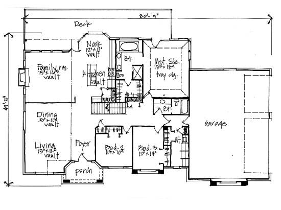 Traditional Level One of Plan 70564