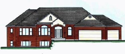 Traditional Elevation of Plan 70570