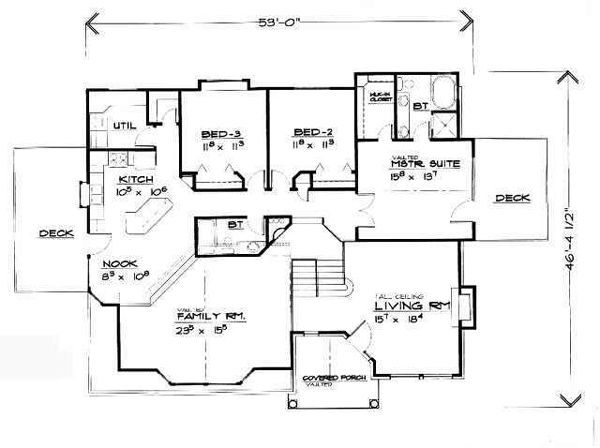 Traditional Level One of Plan 70583