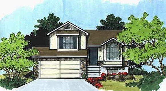 House Plan 70587 Elevation