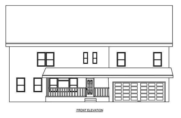 Plan 70924 | Contemporary Style with 4 Bed, 3 Bath, 2 Car Garage