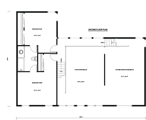 Contemporary Level Two of Plan 70930
