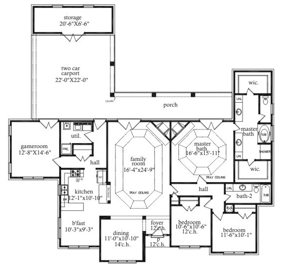 Traditional Level One of Plan 71405