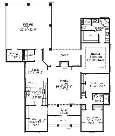 Traditional Level One of Plan 71407