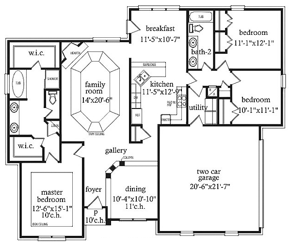 Traditional Level One of Plan 71410