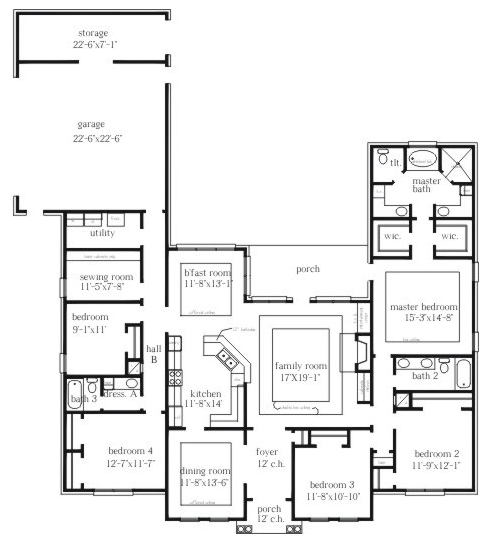 Traditional Level One of Plan 71414