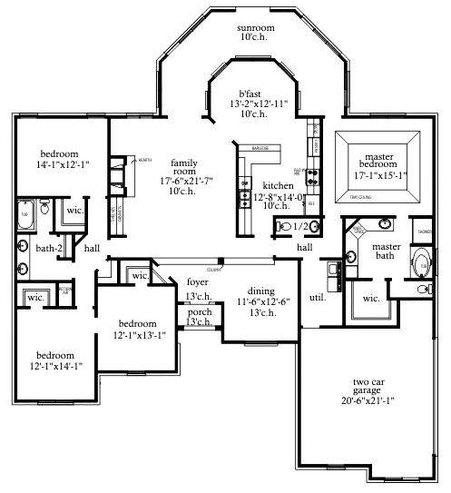 Traditional Level One of Plan 71420