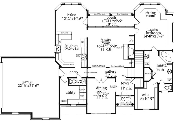 Traditional Level One of Plan 71435