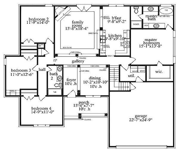 Traditional Level One of Plan 71444