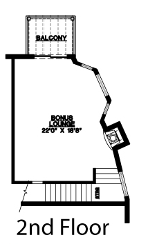 Coastal Contemporary Florida Mediterranean Level Two of Plan 71501