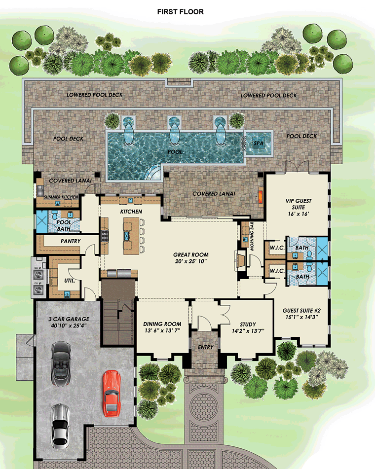 Florida Mediterranean Level One of Plan 71534