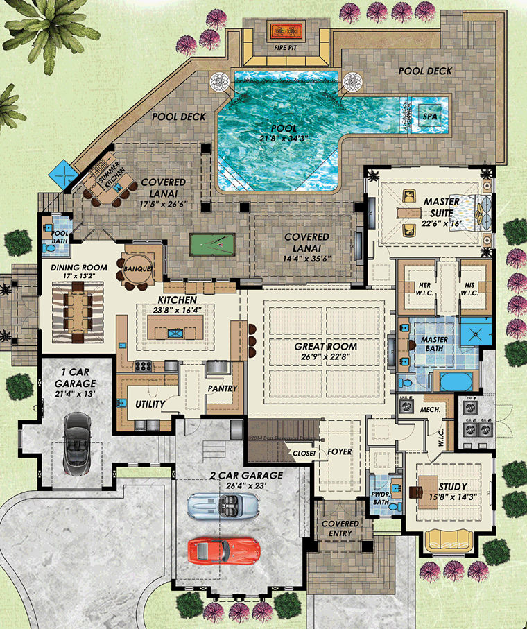 Florida Mediterranean Level One of Plan 71537