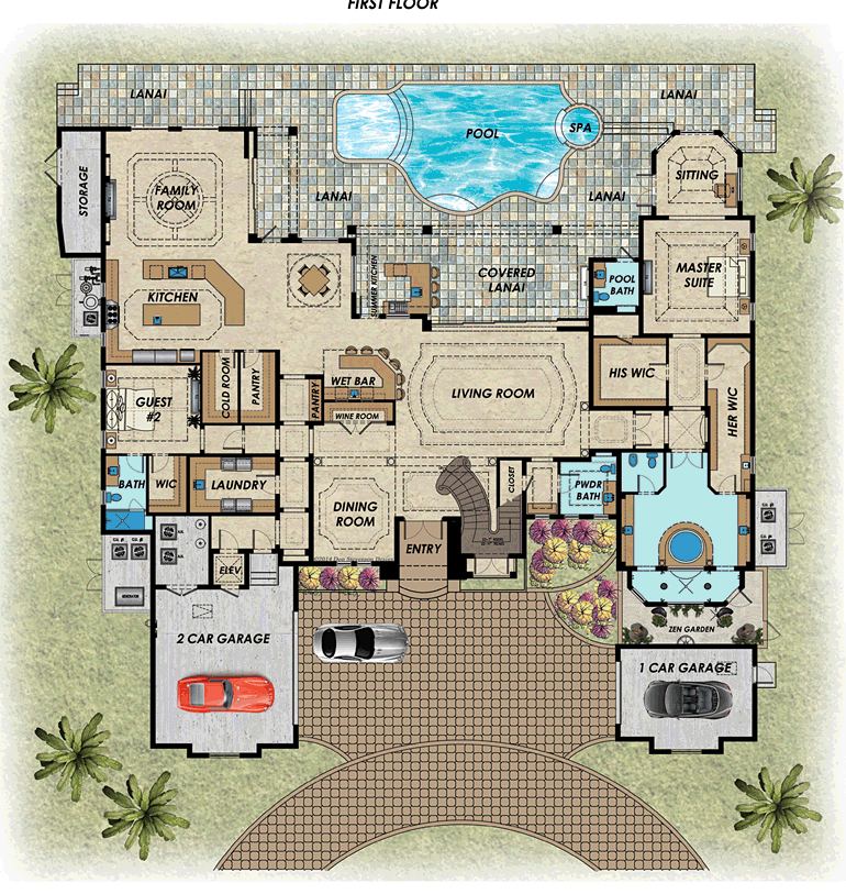 Mediterranean Level One of Plan 71541