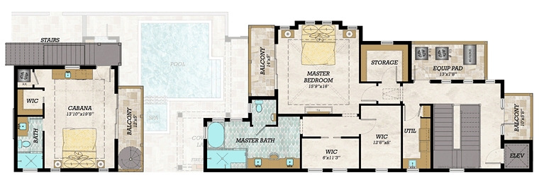 Coastal Florida Level Two of Plan 71548