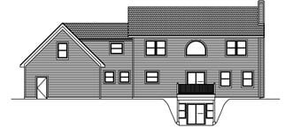  Rear Elevation of Plan 71902