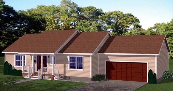 House Plan 71905 Elevation