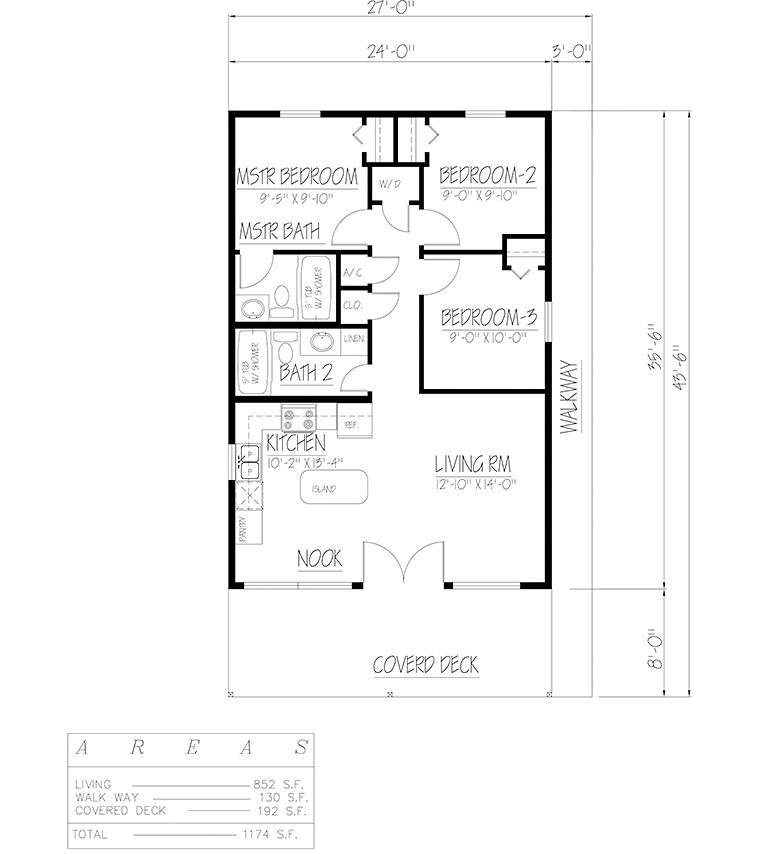 Country Ranch Level One of Plan 71926