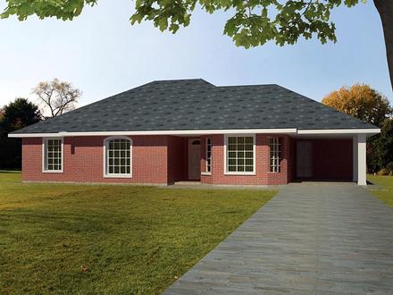 House Plan 71932 Elevation