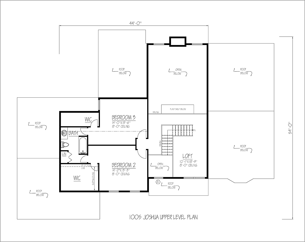 Country Farmhouse Traditional Level Two of Plan 71939