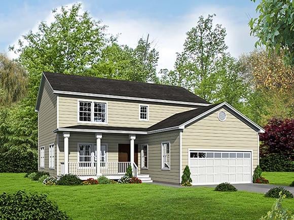 House Plan 71941 Elevation