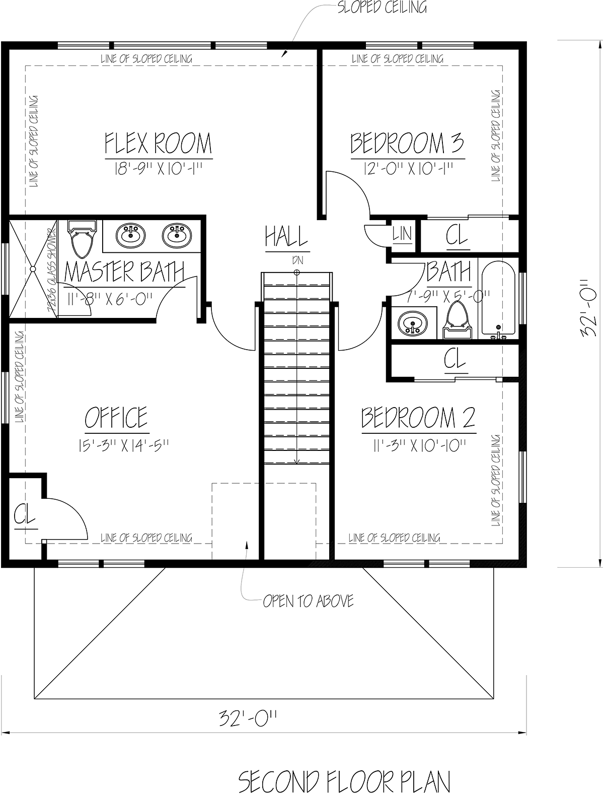 Bungalow Cottage Craftsman Level Two of Plan 71945