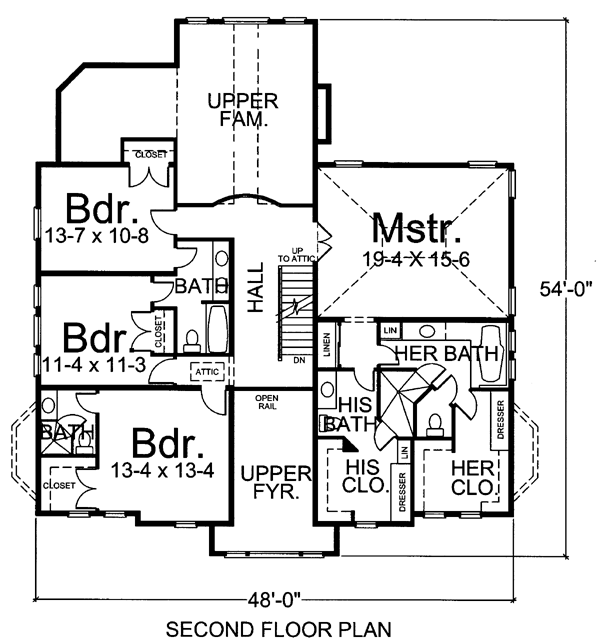 Colonial Level Two of Plan 72030