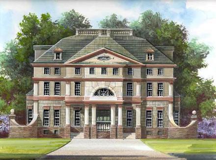 Colonial Elevation of Plan 72030