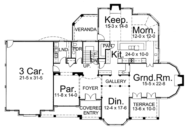 Traditional Level One of Plan 72033