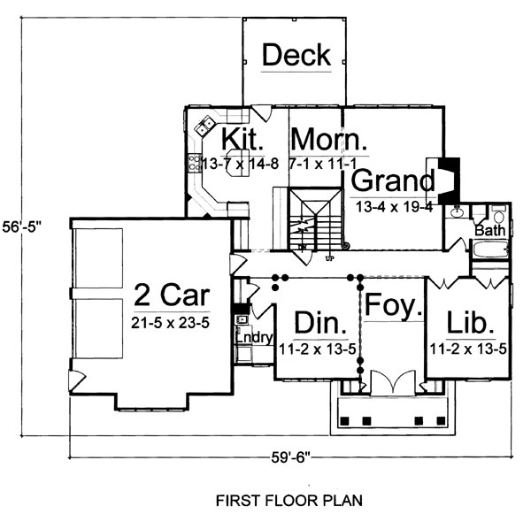 Craftsman Level One of Plan 72035