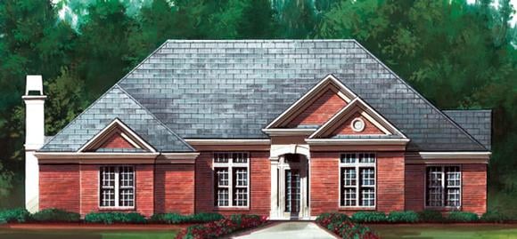 House Plan 72038 Elevation